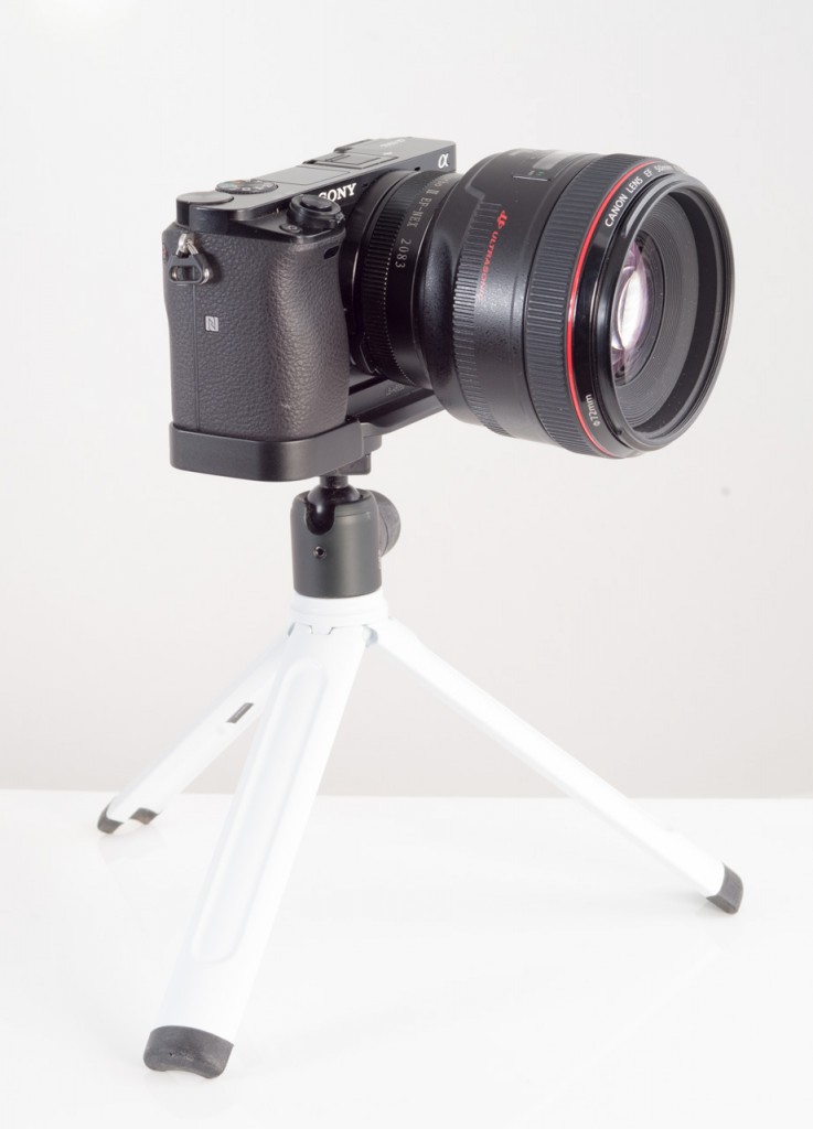 Sony A6000 + ZhongYi Optics lens Turbo II + Canon EF 50/1.2 L